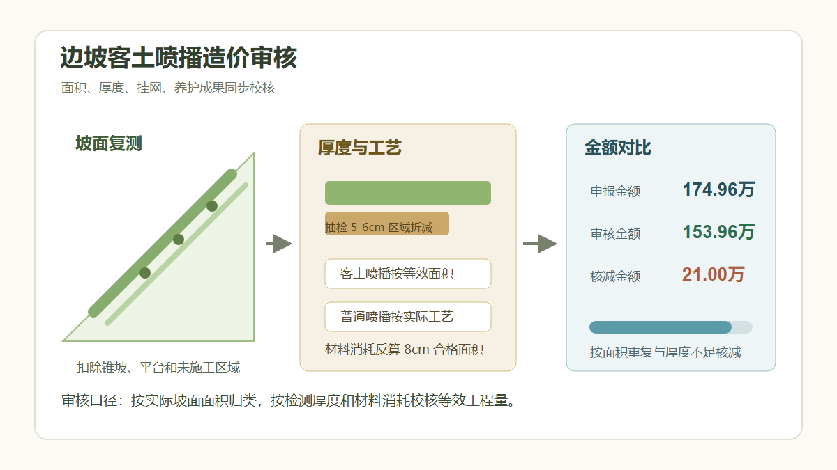 边坡客土喷播审核逻辑